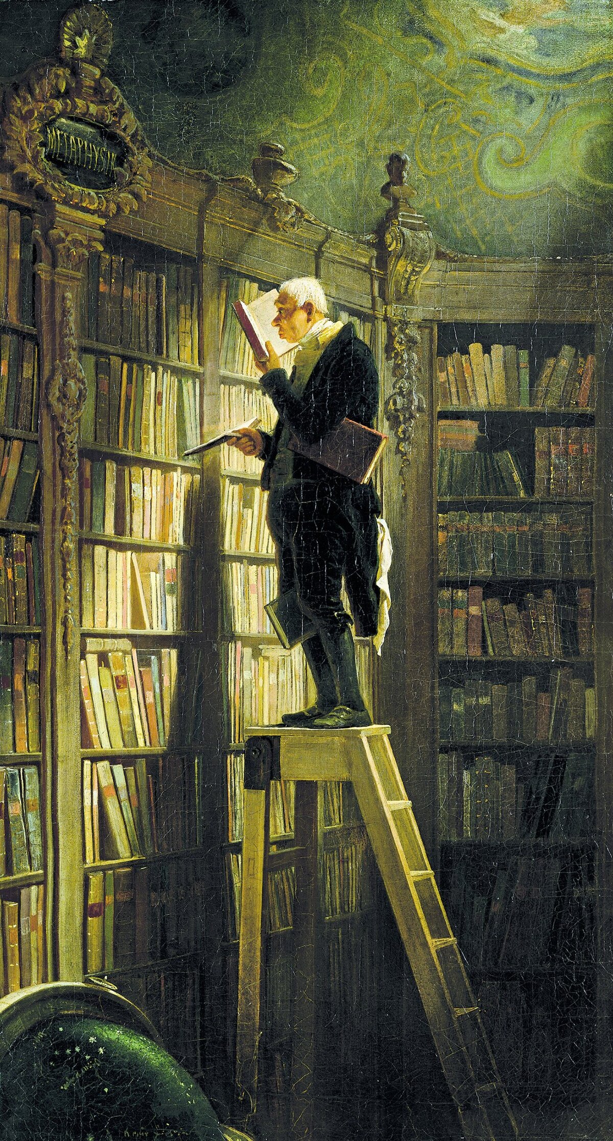 painting bookworm