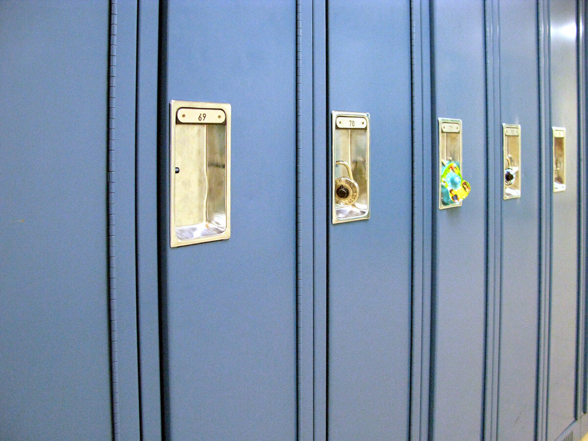 photo school lockers
